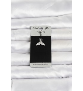 316L Cerrahi Çelik Dolphin Kuyruk Model Göbek Piercing