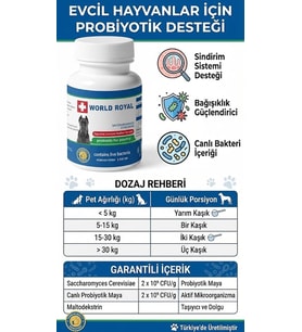 World Royal Köpekler İçin Probiyotik, Sindirim Sistemi Düzenleyici ve Bağışıklık Güçlendirici, 100ml