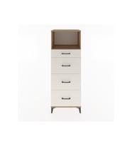 Hyperion Dolap Tek Raflı 4 Çekmeceli 60x44x163 Çam-Aytaşı