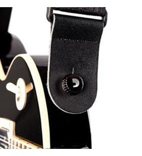 Planet Waves PW-SLS-01 Evrensel Gitar Askı Kilidi - Siyah (Profesyonel Aksesuar) 360 Derece Hareket Kabiliyeti, Çek-Bırak Kolay Montaj ve Güvenli Mekanik Kilit Sistemi