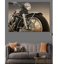 Klasik Harley Davidson Motor Dekoratif Kanvas - Mdf Ahşap Tablo