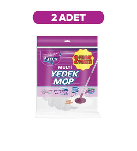 Multi Yedek Mop 2'li Paket, 4 Adet, Çok Yönlü ve Uyumlu Set
