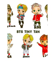 Bts Minik Tan-bebek Bts-bts Minik Tan-bts Minik Tan Çocuklar G1 Tablo Ahşap Poster Dekoratif