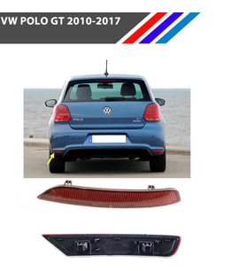Volkswagen Polo GTI Arka Tampon Reflektörü 2010-2017 - Sol