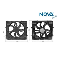 2H0121203K Fan Motoru & Çerçevesi Set - Amarok 2010-2016
