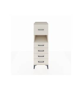 Kronos Dolap Tek Raflı 5 Çekmeceli 44x59x134 Aytaşı-Aytaşı