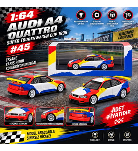 1/64 Audi A4 Quattro Super Tourenwagen Cup 1998 #45 (adet fiyatıdır)