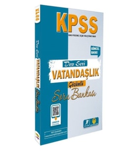Tasarı Yayınları KPSS Vatandaşlık Dev Seri Soru Bankası