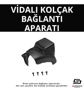 Renault Fluence ABS Vidalı Kol Dayama Kolçak Alt Adaptör 2010-2016 A+Kalite