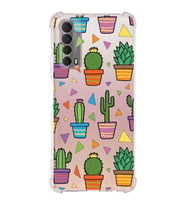 PrintiFy Huawei P Smart 2021 Uyumlu Water Color 4 Baskılı Şeffaf Köşe Korumalı Antişok Kılıf
