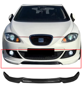 Seat Leon Mk2 Ön Ek Karlık Abs Plastik Mat Siyah 2006 2007 2008 2009 Makyajsız Kasa karlık+bodykit+ek