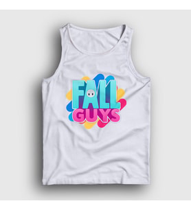 Presmono Unisex Beyaz Logo Oyun Fall Guys Atlet 360397tt