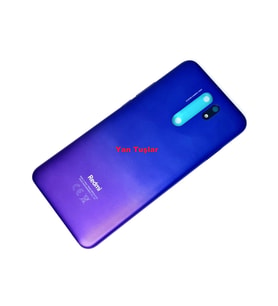 Redmi 9 Kasa Arka Pil Batarya Kapağı Mavi