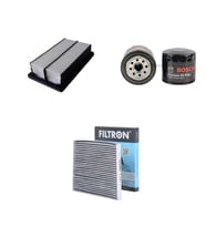 Bosch Filtre Bakım Seti Hyundai i20 1.4 MPI 100 Beygir 2014+ Benzinli Hava + Yağ f. + Polen Filtre Filtron