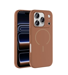 Apple iPhone 17 Pro Kılıf M-safe Şarj Özellikli Zore Meta Kapak
