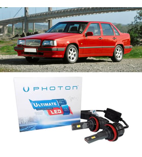 Volvo 850 Led Xenon Uzun+Kısa Far Ampulü H4 Ultimate 9500 Lumens Yeni Seri Beyaz