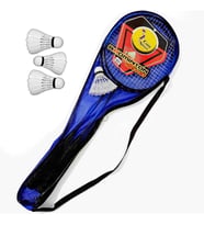 2 Adet Badminton Raketi ve 3 Adet Badminton Topu - Çantalı Badminton Seti