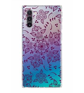 Samsung Galaxy Note 10  Kamera Korumalı Kapak Nostalji Desen Tasarımlı  Şeffaf  Kılıf