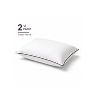 Comfort Touch Biyeli Yastık 2'li Paket 50x70 cm 900 gr Boncuk Silikon Dolgu