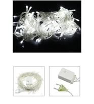 Beyaz 10 Metre Dekor Led - 100 Ledli 10 Metre Dekor Led - Yılbaşı Çam Ağacı Ledi - Led Işık