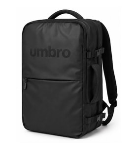 UMBRO Leo Kabin Boy Seyahat Sırt Çantası, Büyük Boy Siyah Spor Sırt Çantası - TT0036
