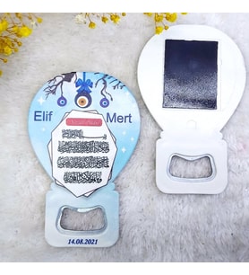 Hayaller Dükkanı 30 Adet Dualı Bebek Mevlüdü Hediyelik Magnetler Balon Açacak HDBL37