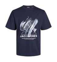 Jack & Jones 12254609 Jcotint Tee Ss Crew Neck Lacivert