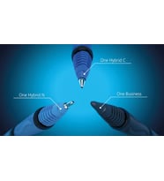 alıcının dönerbaşlı kalem One Hybrid C 05, Konusspitze 0,5 mm, mavi, 1er kartı üzerinde