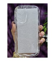 Samsung Galaxy A24 Uyumlu 3D Dalga Kenarlı Şeffaf Telefon Kılıfı