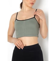 Gigotto Seamless Dantel Detaylı Ripli Büstiyer