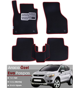 FORD KUGA 1 (2008-2012) Uyumlu EVA Paspas Tam Set–Araca Özel,Su Geçirmez,Kolay Montaj