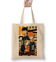 Haikyuu Volleyball Karasuno Bez Çanta Uzun Saplı
