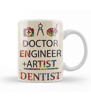 Doctor Engineer Artist Dentist 016 Kupa Bardak Porselen