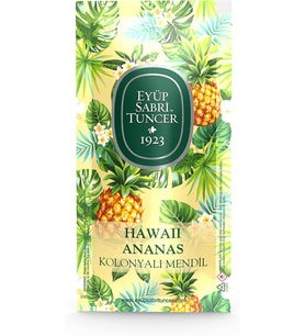 Sabri Tuncer Kolonyalı Mendil Hawaii Ananas 150 Li Doypack Poşet 5X10 Küçük Boy