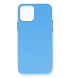 Pilelistore   iPhone 12 Mini Kılıf Nano içi Kadife Silikon - Mavi