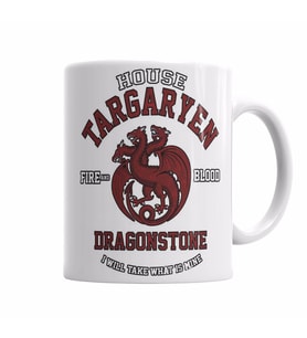 Game of thrones House Targaryen   ovKupa Bardak Porselen
