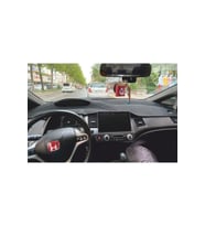 2004-2009 Modellerine Uygun Honda Civic Fd6 Torpido Koruma Halısı Siyah Kenar Renk Siyah