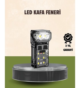 3’ü 1 Arada LED Far Şarj Edilebilir Sensörlü Manyetik 10 Saat Kullanım