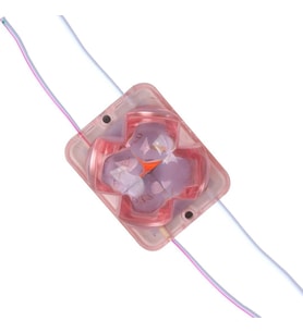 Powermaster PM-14724 12 Volt 2 Watt Pembe Sabit 4333-3030 Modül Led 43x33x28mm