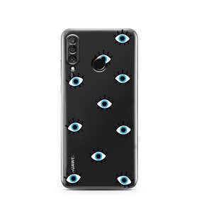 Huawei P30 Lite Uyumlu Baskılı Yumuşak Silikon Şeffaf Telefon Kılıfı