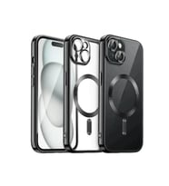 Mey İthalat® iPhone 15 Kılıf Kross Magneticsafe Kapak - Siyah