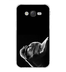 PrintiFy Samsung Galaxy J7 ile Uyumlu Köpek 1 Kamera Korumalı Şeffaf Kılıf
