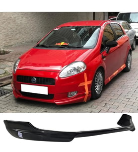 Fiat Punto Grande Rieger Ön Ek 2005 2006 2007 2008 2009 Mat Siyah Plastik Ön Karlık
