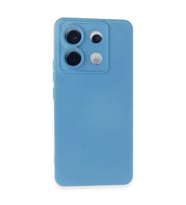 Xiaomi Redmi Note 13 Pro 5G Kılıf Nano içi Kadife Silikon - Mavi