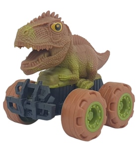 Sürtmeli Dinazor Arabalar 12 cm - H-20 - Stegosaurus -Kahverengi