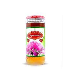 Glikozsuz Cam Kavanoz Gül Reçeli 600 gr %100 Pancar Şekeri, Renkledirici Yok
