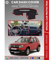 DACIA DUSTER (2015 +) Torpido Örtüsü Ön Göğüs Koruma Torpido Koruma Çatlamayı Engeller Tam Uyum