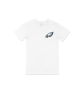 Philadelphia Eagles Cep Logo Tasarımlı Beyaz Tişört