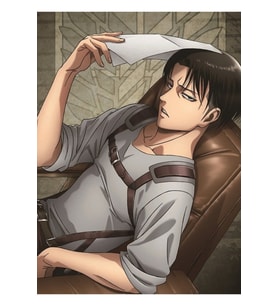Titan Tablo Ahşap Poster Dekoratifya Anime_levi_attack Kod1662