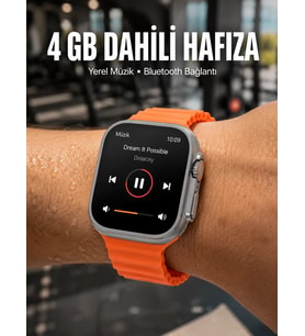 Northcity 3 Kordonlu Akıllı Saat 49mm Amoled Ekran - Bluetooth Arama ve Sağlık Takibi Cihazı